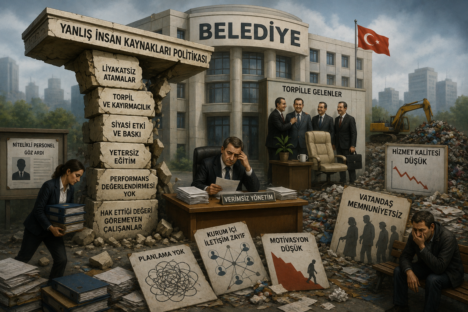 Belediyelerde yaşanan sorunların temelinde yanlış insan kaynakları politikası var