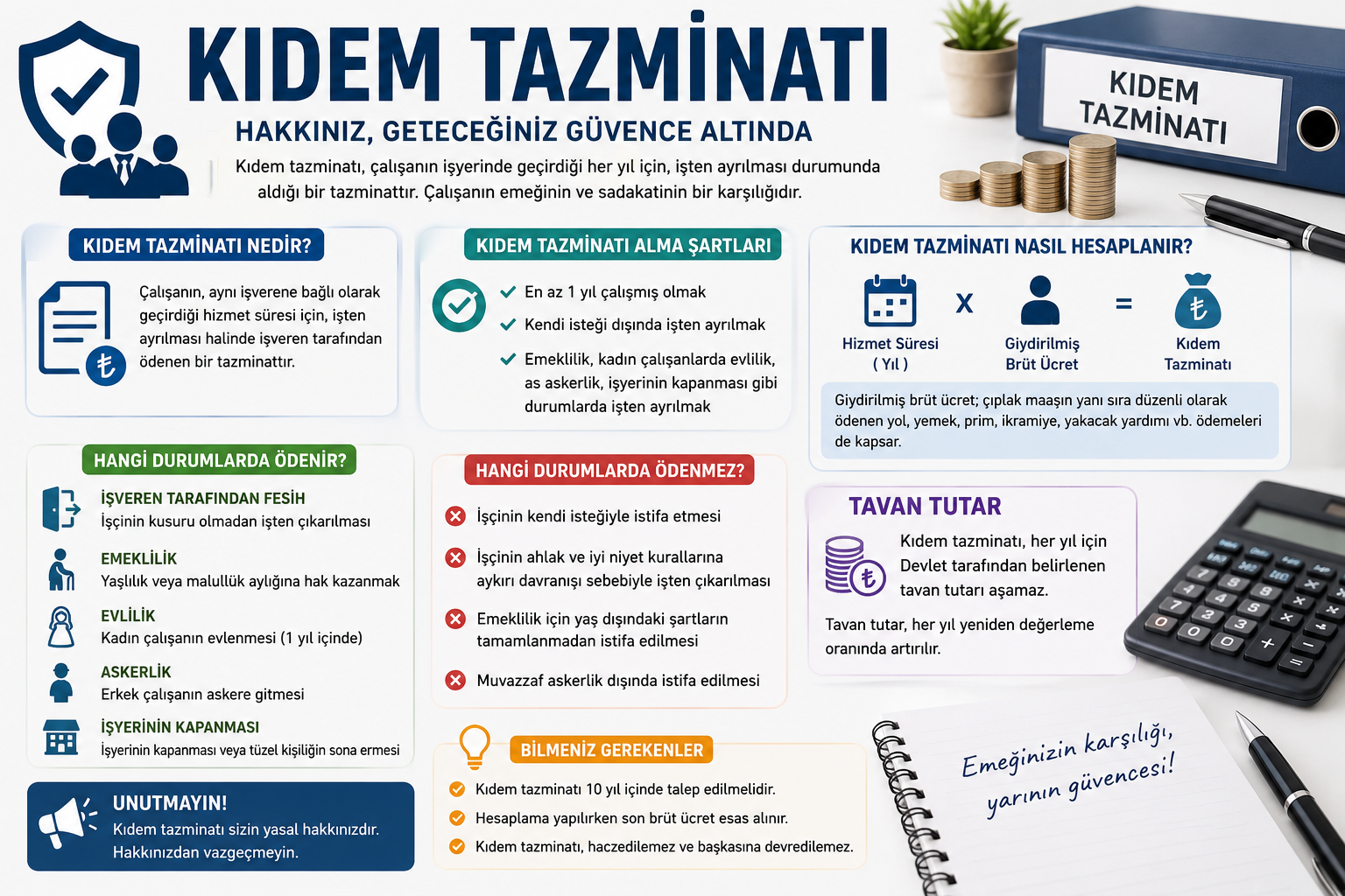 Kıdem tazminatıyla ilgili 29 soru 29 cevap