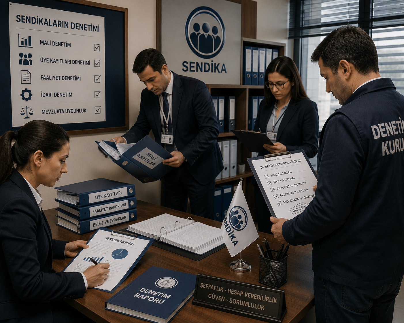 Son olaylar memur ve işçi sendikalarının kapsamlı ve etkili bir denetime tabi tutulması gerektiğini ortaya çıkarmıştır